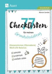 77 Checklisten für meinen Grundschulalltag - Cover