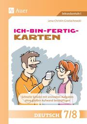 Ich-bin-fertig-Karten Deutsch Klassen 7-8