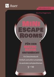 Mini-Escape Rooms für den Mathematikunterricht - Cover