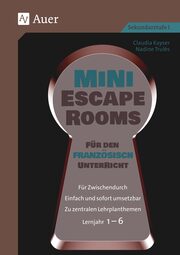 Mini-Escape Rooms für den Französischunterricht - Cover