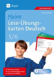 Meine Lese-Übungskarten Deutsch 5-6 - Cover