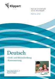 Deutsch - Groß- und Kleinschreibung/Kommasetzung - Cover