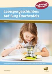 Lesespurgeschichten: Auf Burg Drachenfels - Cover