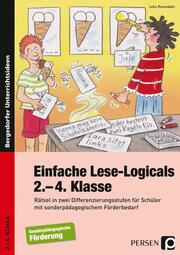 Einfache Lese-Logicals - 2.-4. Klasse - Cover