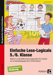 Einfache Lese-Logicals - 5./6. Klasse - Cover