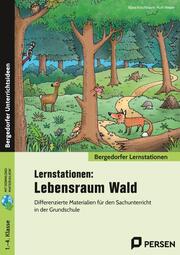 Lernstationen: Lebensraum Wald - Cover
