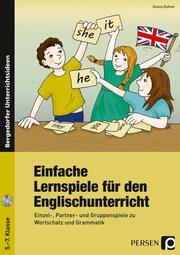 Einfache Lernspiele für den Englischunterricht - Cover
