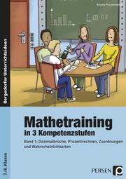 Mathetraining in 3 Kompetenzstufen - 7./8. Klasse - Cover