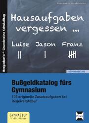 Bussgeldkatalog fürs Gymnasium - Cover