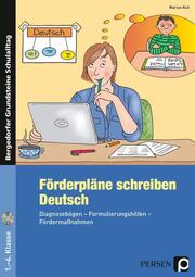 Förderpläne schreiben: Deutsch - Cover
