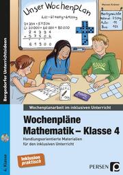 Wochenpläne Mathematik - Klasse 4 - Cover