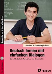 Deutsch lernen mit einfachen Dialogen - Cover