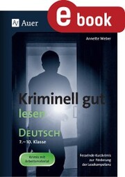 Kriminell gut lesen Deutsch 7-10 - Cover