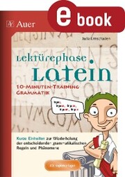 Lektürephase Latein 10-Minuten-Grammatiktraining - Cover