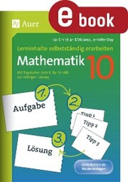 Lerninhalte selbstständig erarbeiten Mathematik 10