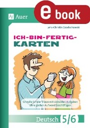 Ich-bin-fertig-Karten Deutsch Klassen 5-6