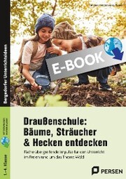 Draußenschule: Bäume, Sträucher & Hecken entdecken - Cover
