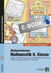 Stationenlernen Mathematik 8. Klasse - Cover