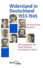 Widerstand in Deutschland 1933-1945