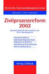 Zivilprozessreform 2002 - Cover