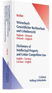 Wörterbuch Gewerblicher Rechtsschutz und Urheberrecht - Cover
