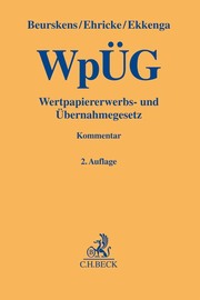 Wertpapiererwerbs- und Übernahmegesetz/WpÜG - Cover