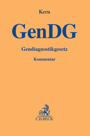Gendiagnostikgesetz - Cover
