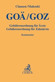 GOÄ/GOZ - Cover