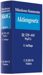 Münchener Kommentar zum Aktiengesetz/AktG Bd.6