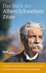 Das Buch der Albert-Schweitzer-Zitate - Cover