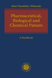Pharmaceutical, Biological and Chemical Patents - Cover