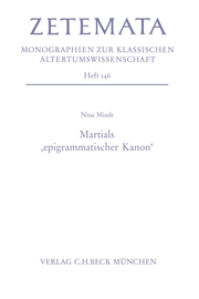 Martials 'epigrammischer Kanon' - Cover