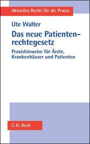 Das neue Patientenrechtegesetz - Cover
