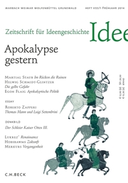 Zeitschrift für Ideengeschichte Heft VIII/1 Frühjahr 2014