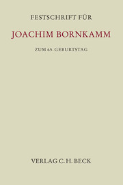 Festschrift für Joachim Bornkamm zum 65.Geburtstag