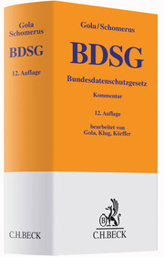 BDSG Bundesdatenschutzgesetz - Cover