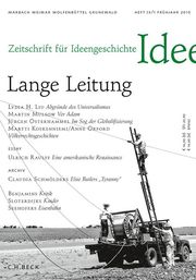 Zeitschrift für Ideengeschichte 1/2015