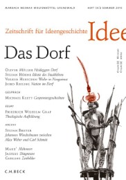 Zeitschrift für Ideengeschichte Heft IX/2 Sommer 2015