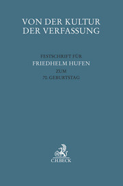 Von der Kultur der Verfassung - Cover
