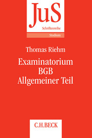 Examinatorium BGB - Allgemeiner Teil
