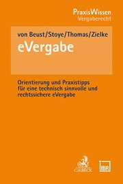 Praxishandbuch eVergabe - Cover