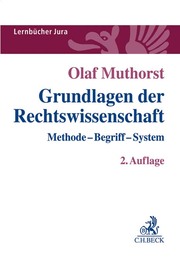Grundlagen der Rechtswissenschaft - Cover