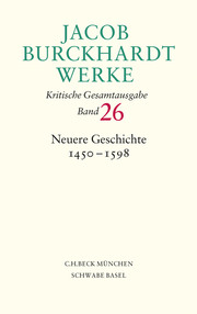 Jacob Burckhardt Werke 26