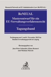 ReNEUAL-Musterentwurf für ein EU-Verwaltungsverfahrensrecht