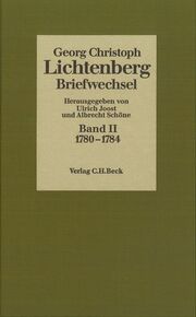 Lichtenberg Briefwechsel Bd. 2: 1780-1784 - Cover