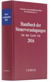 Handbuch der Steuerveranlagungen 2016