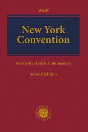 New York Convention - Cover