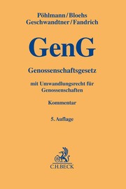 Genossenschaftsgesetz/GenG