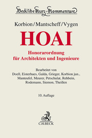 Honorarordnung für Architekten und Ingenieure (HOAI) - Cover
