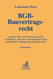BGB-Bauvertragsrecht - Cover